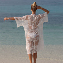 Load the image into the gallery viewer, lace kimono “Sicily”
