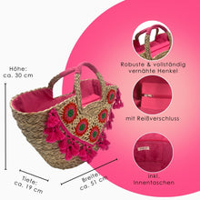 Load the image into the gallery viewer, basket bag "Marrakesh"