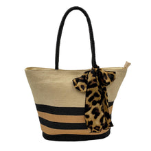 Load the picture in the gallery viewer, shopper straw bag "Leo"
