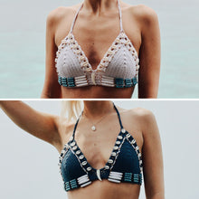 Load the image into the gallery viewer, shell bikini top "Brazil"
