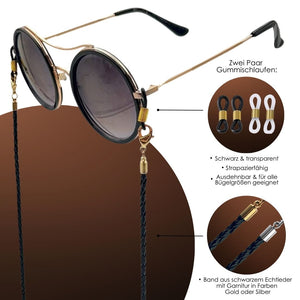 Leather glasses strap "Maui"