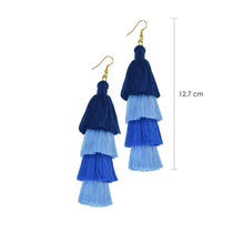 Upload the picture to the gallery viewer, tassel earring "Statement"