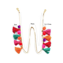 Load the image into the gallery viewer, Colorful Boho Glasses Chain "Rio"